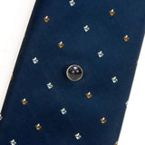 Blue Goldstone Sterling Silver Tie Tack with Tie