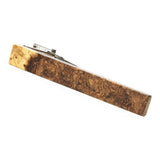 Mesquite Burl Wooden Tie Clip