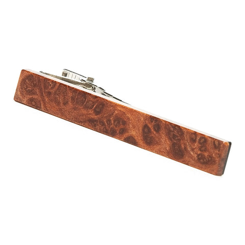 redwood burl tie clip