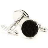 Kentucky Bourbon Barrel Silver Cufflinks