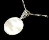 Mother of Pearl Sterling Silver Pendant