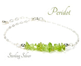 Peridot Gemstone Bracelet