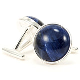 Blue Sodalite Sterling Silver Cufflinks